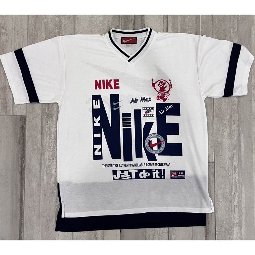 Vintage NIKE Bootleg AOP Culture Piece-One Size-Jersey Shirt-90's- Made in USA
